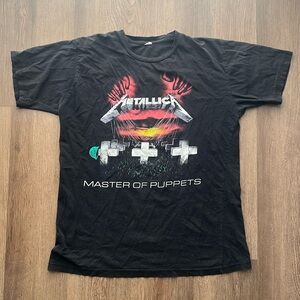 Vintage Metallica Master of Puppets T-Shirt Size Large